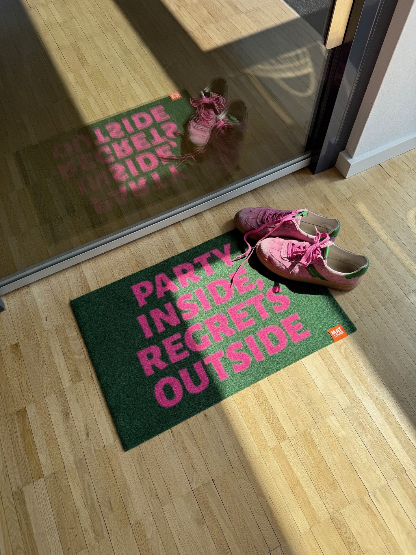 PARTY INSIDE, REGRETS OUTSIDE