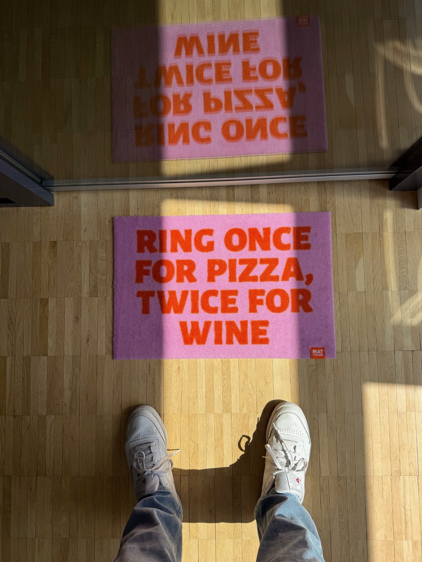 RING ONCE FOR PIZZA, TWICE FOR WINE